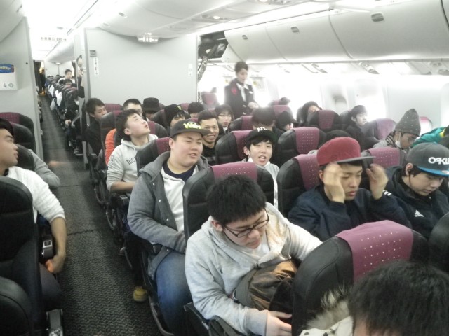 1機内行き